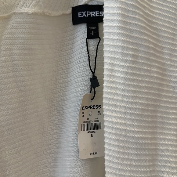 Express white slouchy cardigan - Picture 2 of 3